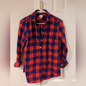 Checkered button down